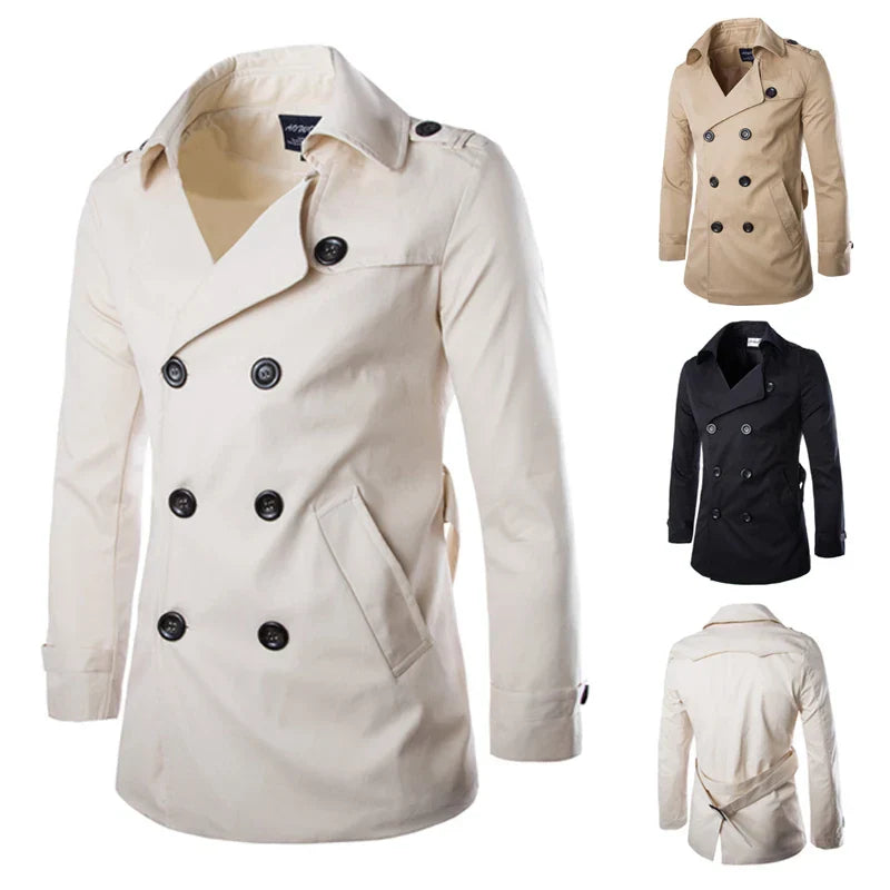 Hugh – Trench-coat classique pour homme