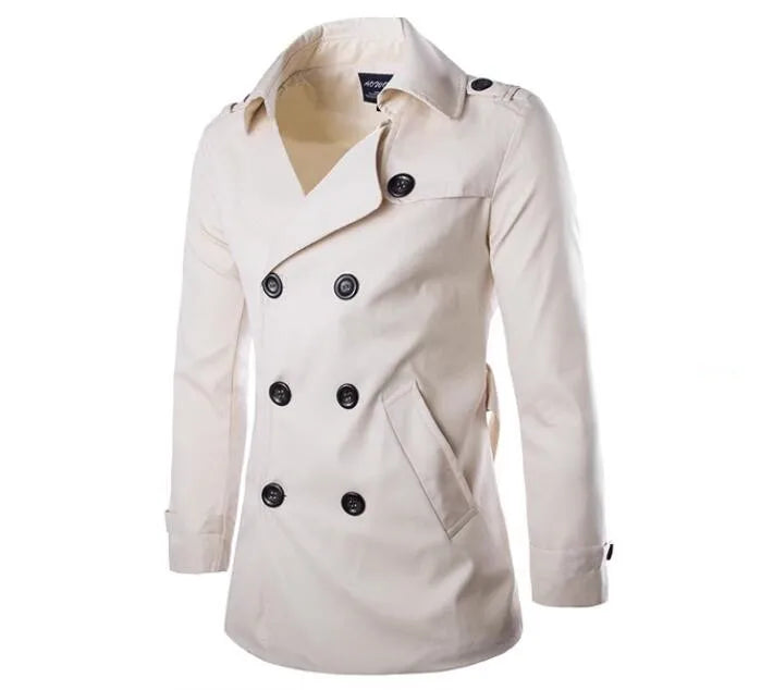 Hugh – Trench-coat classique pour homme