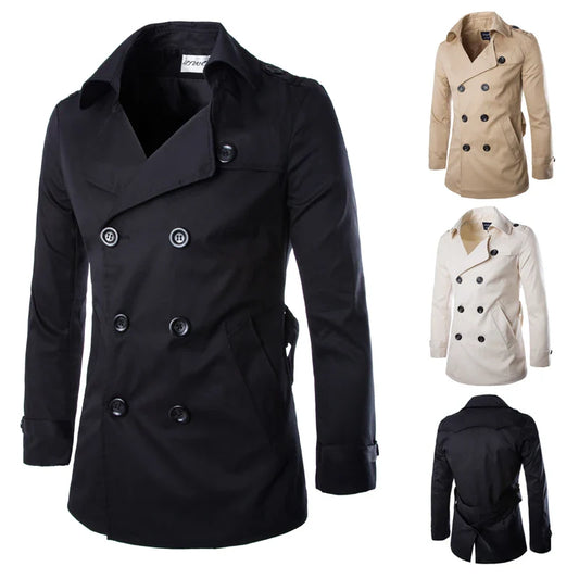 Brian – Trench-coat intemporel pour hommes