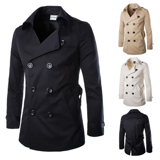 Hugh – Trench-coat classique pour homme