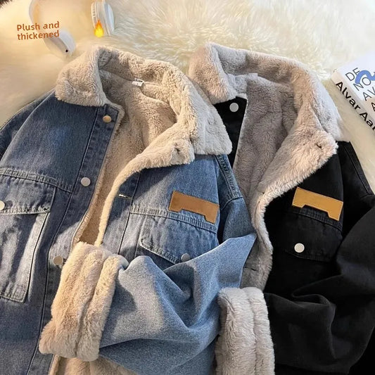 Rodney – Veste en Jean pour Homme avec Doublure en Polaire