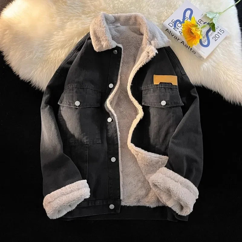 Rodney – Veste en Jean pour Homme avec Doublure en Polaire