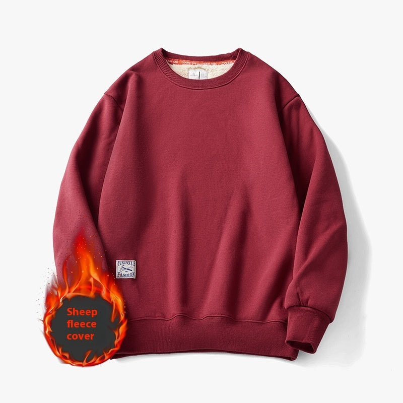 Denis – Warmer Fleece Pullover mit Rundhalsausschnitt für Herren