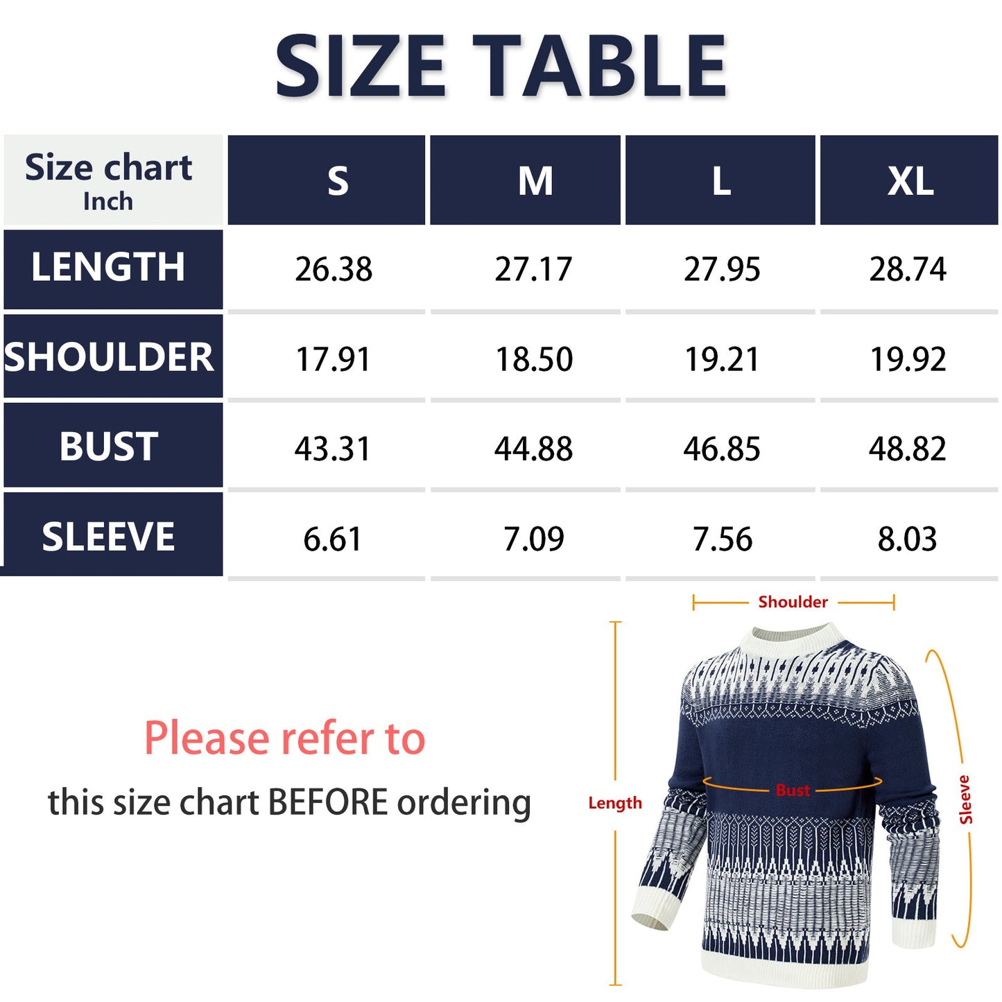 Danny – Unisex Pulli mit Fair Isle Muster und langen Ärmeln