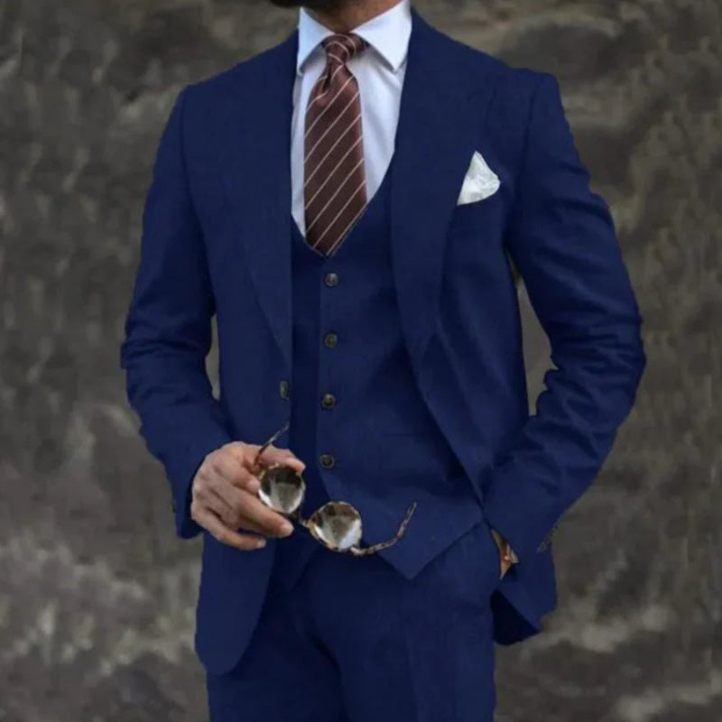 Darren – Costume d'affaires rose pour homme