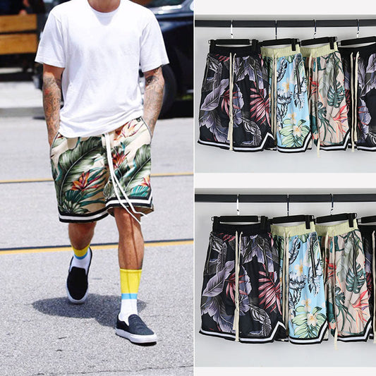 Winston – Hip Hop Herren Strandshorts im Hawaiianischen Stil