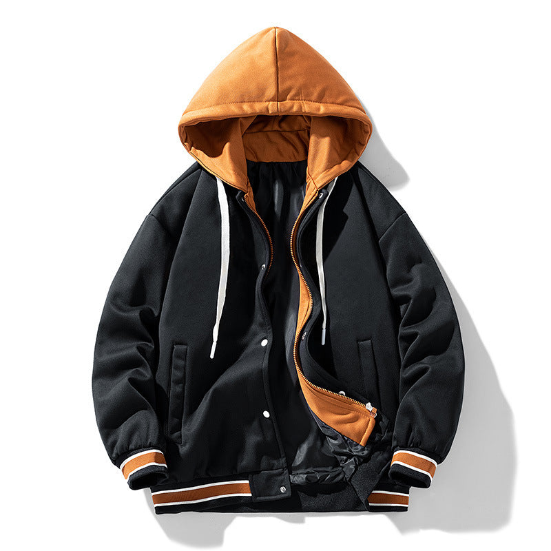 Clifford – Cardigan à Capuche en Polaire Uni pour Homme