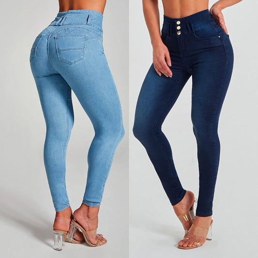 Esme – Jean Skinny Taille Haute avec Effet Sculptant