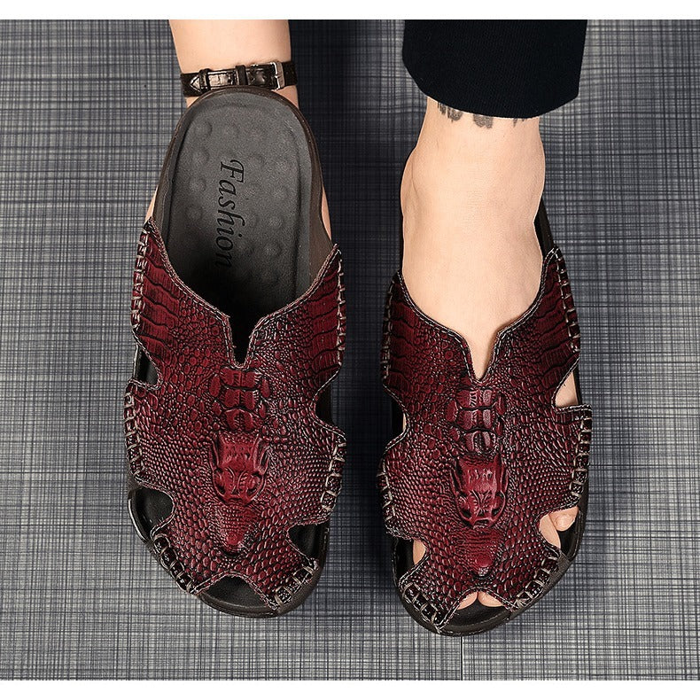 Giles – Mocassins décontractés à bout fermé avec design pieuvre pour hommes
