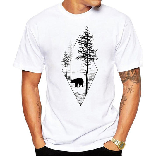 Jordan – T-shirt à manches courtes avec motif d'ours de forêt