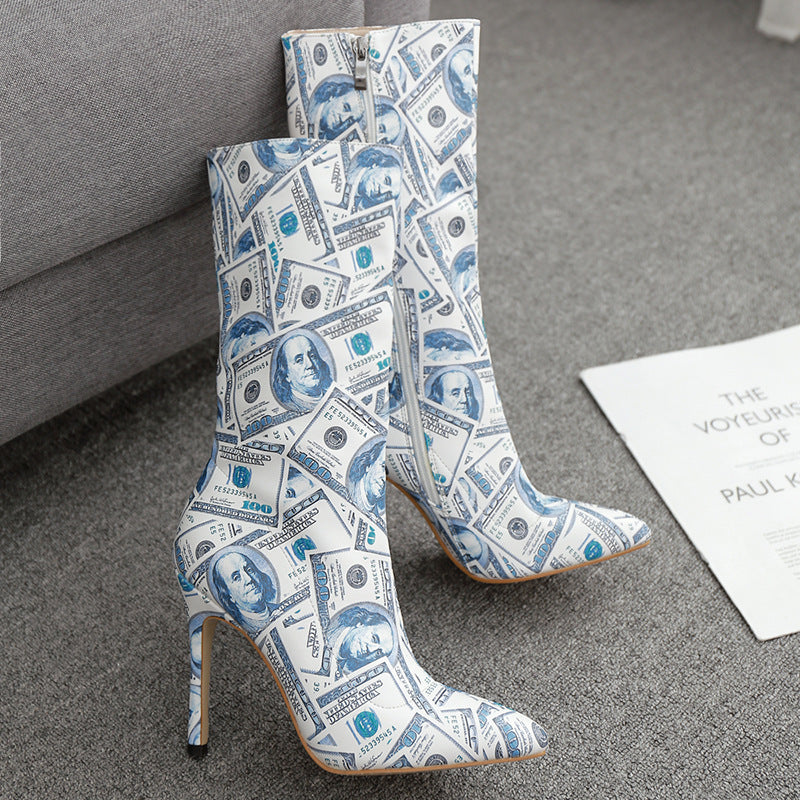 Francesca – Bottes Stiletto à Talons Hauts