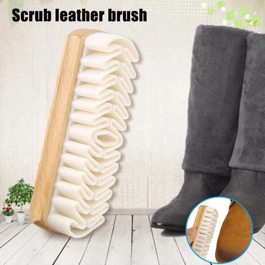 Gillian – Brosse de Nettoyage en Suède Vegan Premium pour Chaussures
