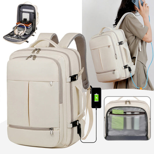 Esme – Sac à dos grande capacité avec multiples poches et fermetures éclair