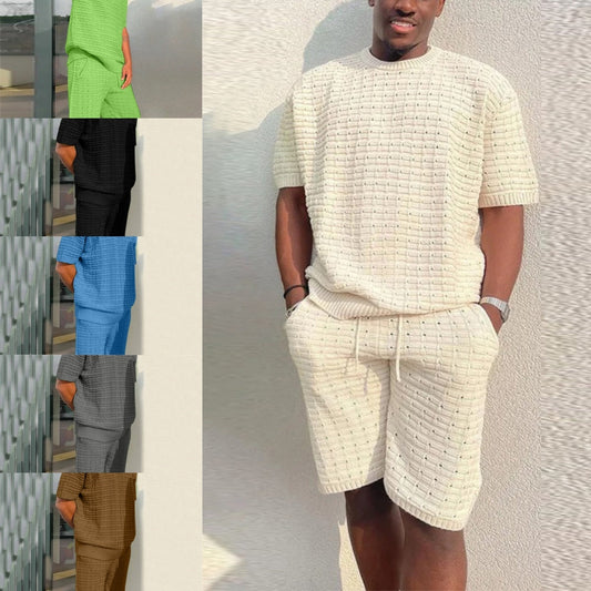Neil – Ensemble d'été décontracté pour hommes avec coupe ample et short