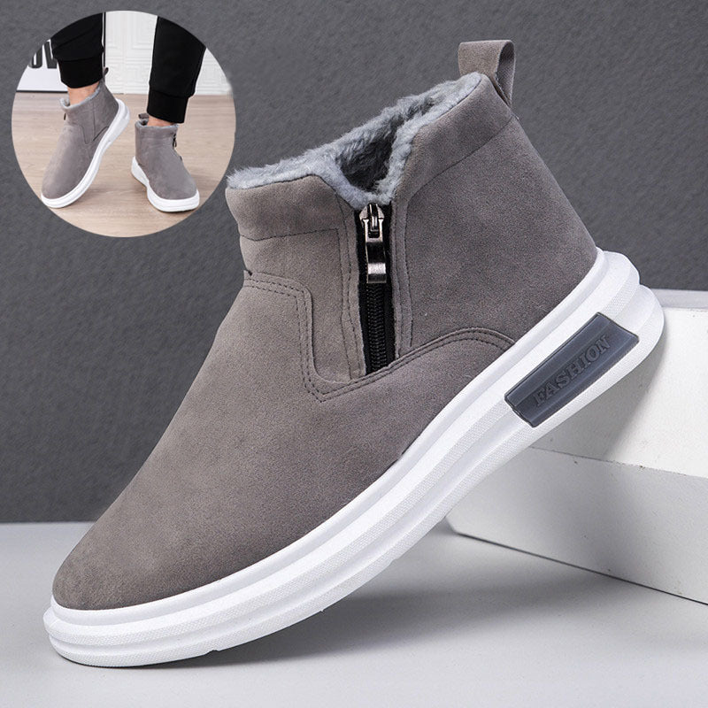 Bernard – Bottes d'hiver chaudes avec polaire et fermeture éclair latérale