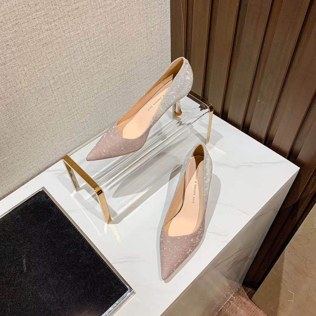 Samantha – Stilettos en Cristal avec Bout Pointu