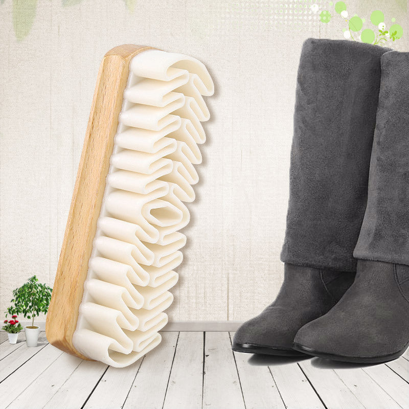 Gillian – Brosse de Nettoyage en Suède Vegan Premium pour Chaussures
