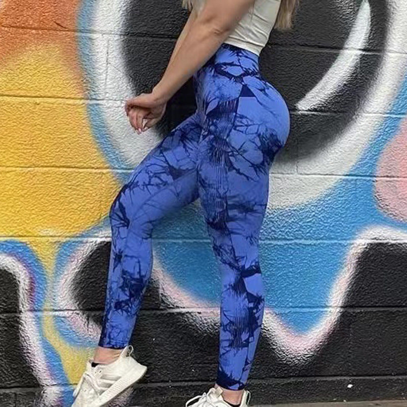 Stephanie – Leggings de Yoga sans Couture pour Femmes avec Design Tie-Dye