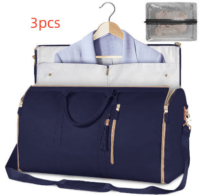 Emma – Grande Capacité Sac de Voyage Duffle pour Femmes, Sac à Costume Pliable, Imperméable
