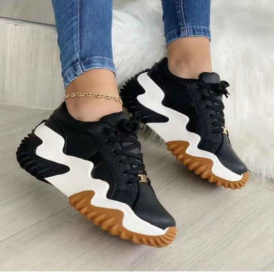 Brenda – Sneakers pour femmes en cuir vegan