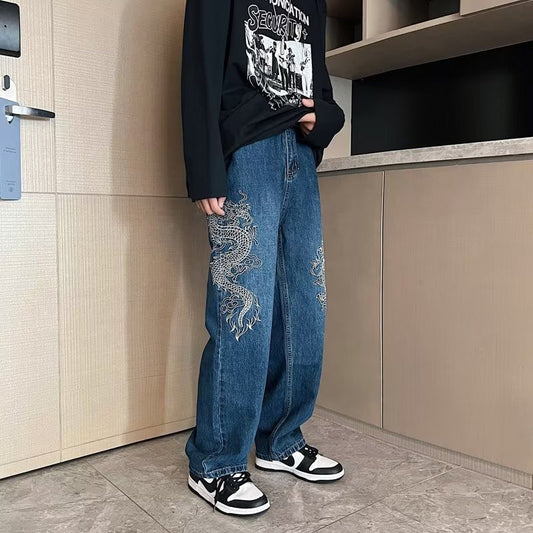 Joseph – Jean ample brodé pour homme