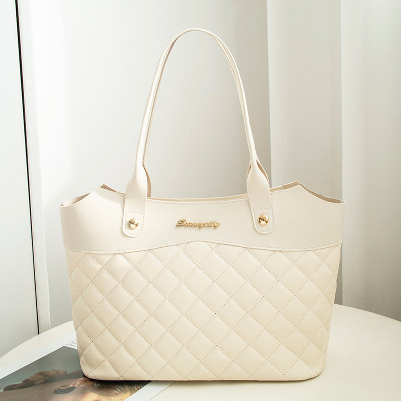 Helen – Sac à main rhombus pour femmes avec motif à carreaux élégant