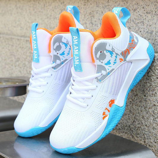Max – Atmungsaktive Basketball-Sneaker für Herren mit mittelhohem Schaft und rutschfester Sohle