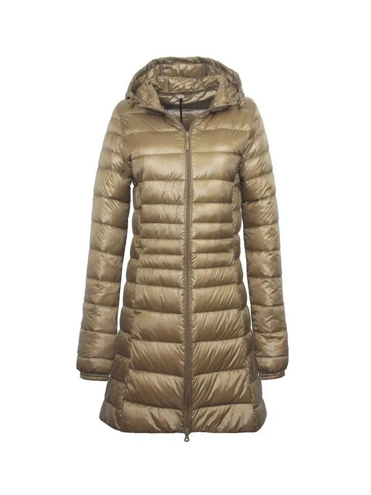 Mary – Manteau d'hiver long et matelassé pour femme