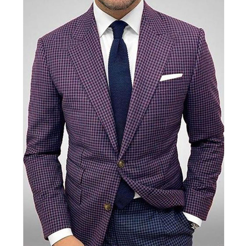 Felix – Blazer Rayé pour Homme en Coupe Slim