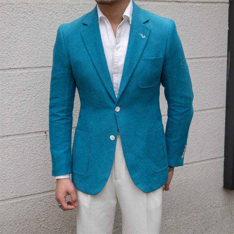 James – Veste Légère en Lin Respirante