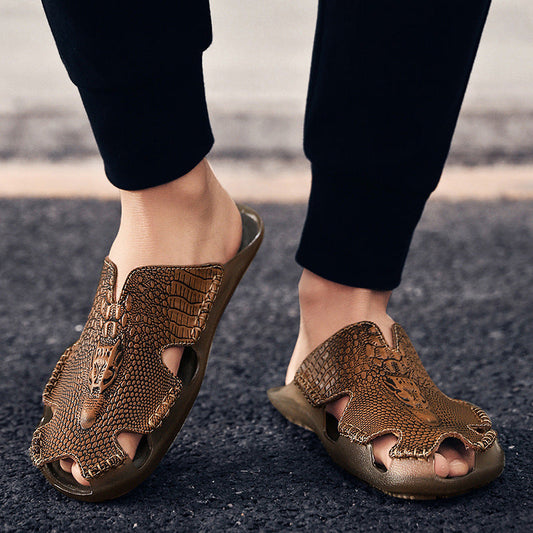 Giles – Mocassins décontractés à bout fermé avec design pieuvre pour hommes