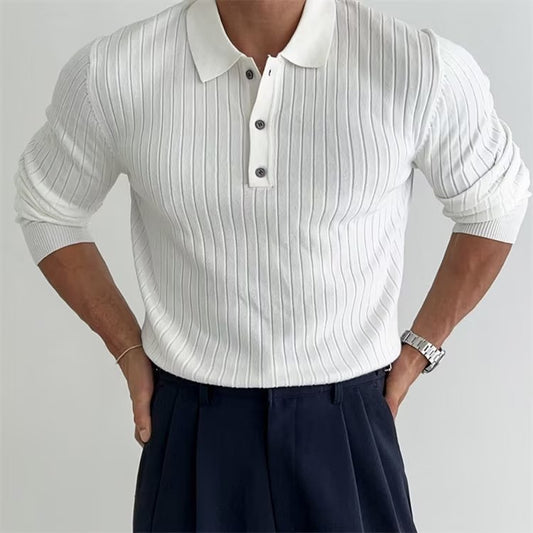 Elliott – Polo Slim Fit pour Hommes avec Patte de Boutonnage