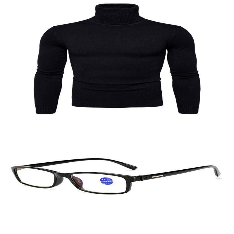 George – Schmaler Thermo-Turtleneck Pullover für Herren in einfarbigen Designs