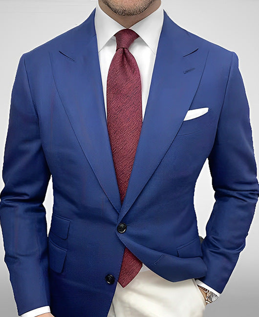 Felix – Blazer Rayé pour Homme en Coupe Slim