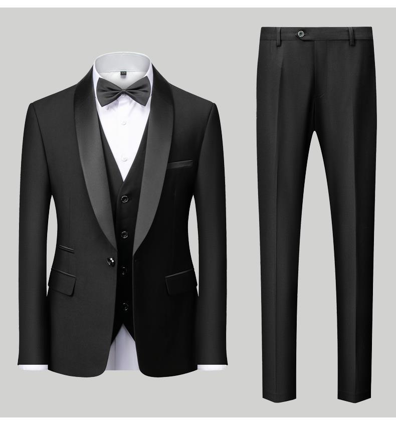Ben – Costume trois pièces avec col fruité