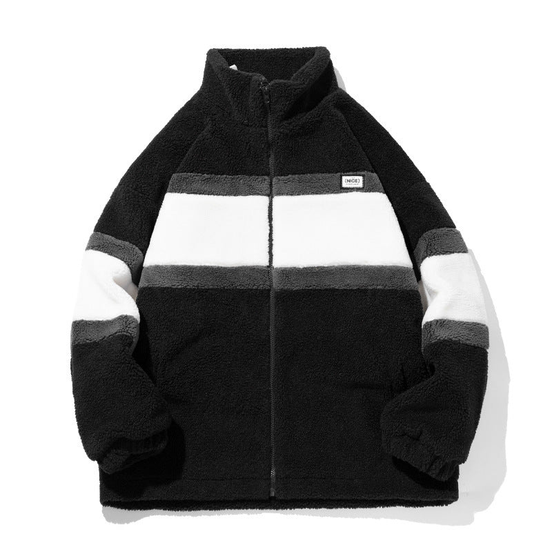 Jacqueline – Manteau Réversible en Sherpa Fleece