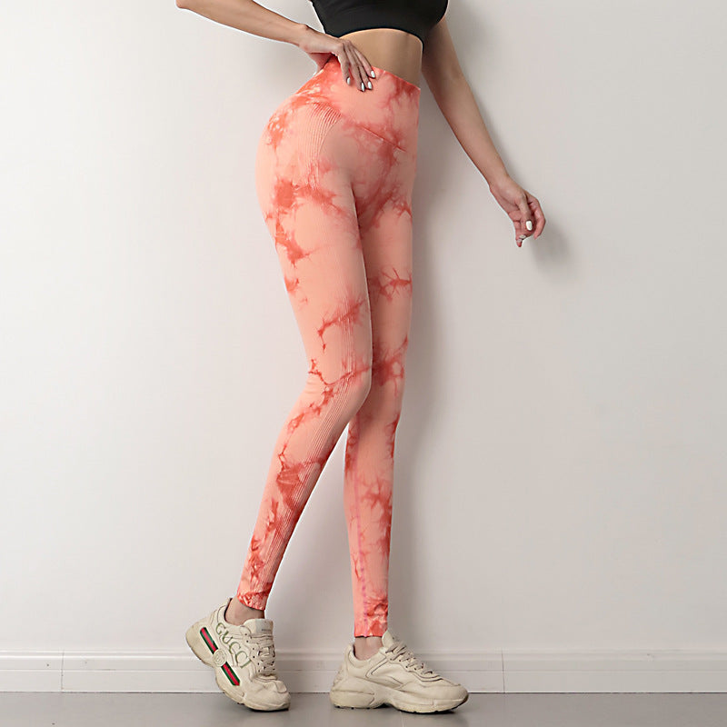 Stephanie – Leggings de Yoga sans Couture pour Femmes avec Design Tie-Dye