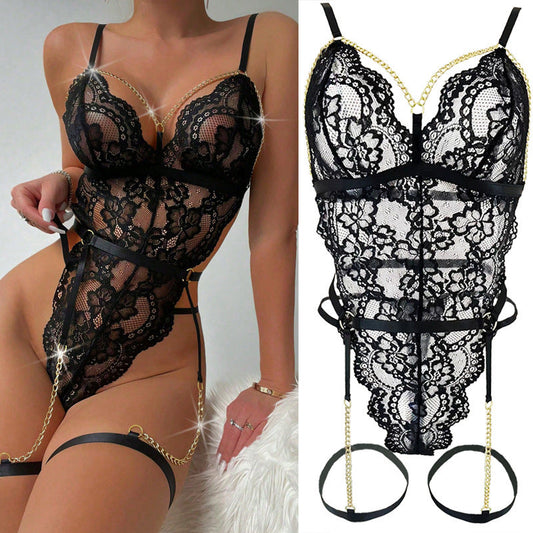 Clara – Ensemble Séduisant de Lingerie en Dentelle