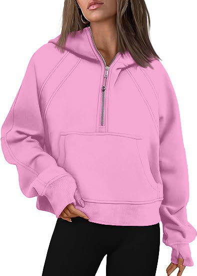 Sophia – Lässiger Damenkapuzenpullover mit Taschen