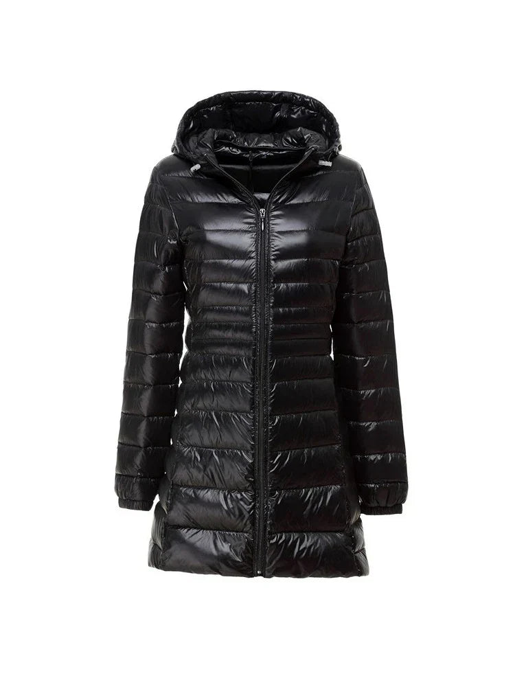 Mary – Manteau d'hiver long et matelassé pour femme