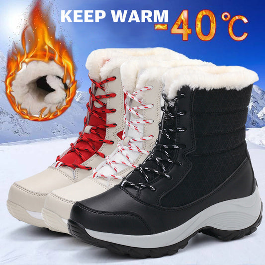 Susan – Bottes d'Hiver en Peluche pour Femmes