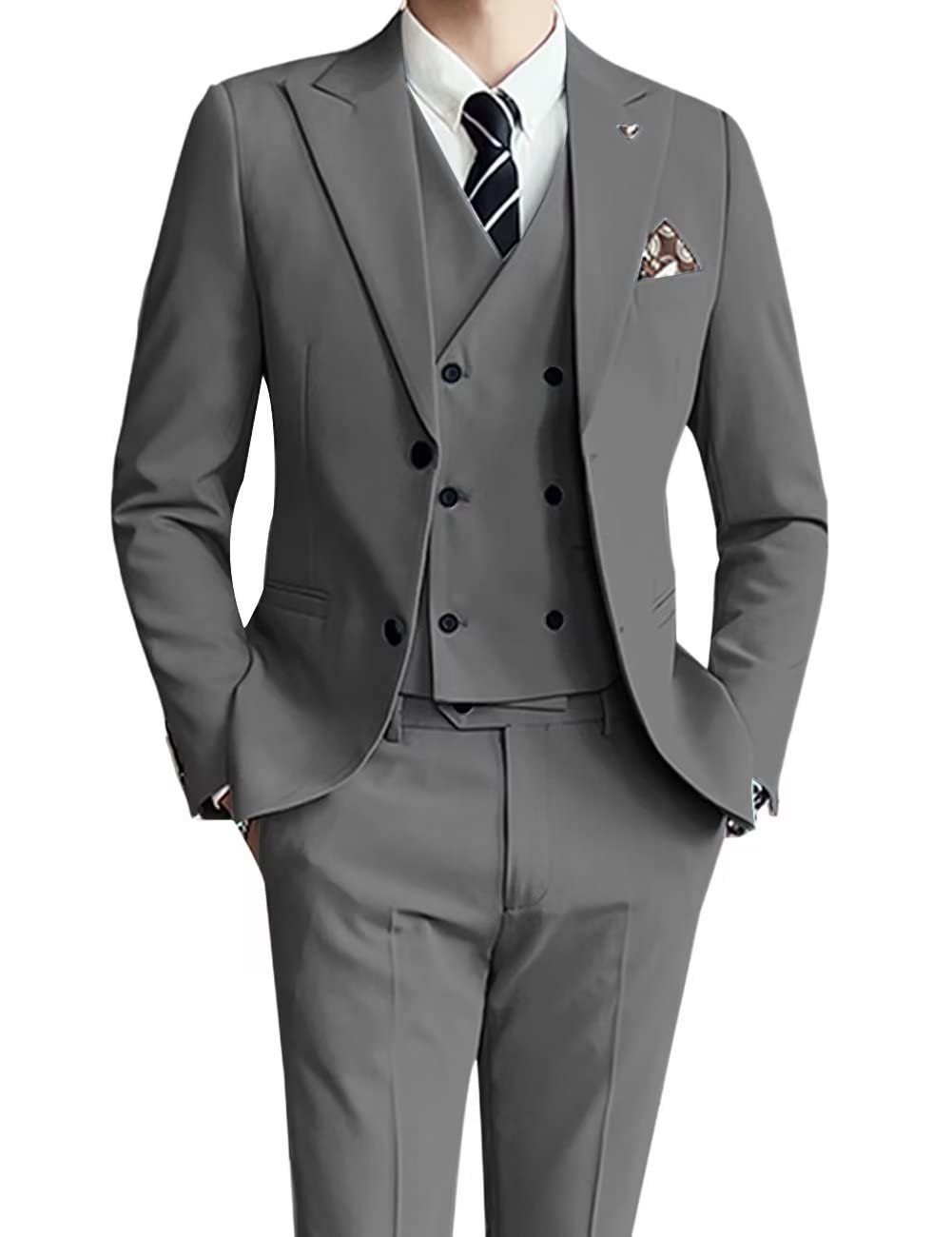 Callum – Costume trois pièces pour homme en coupe slim