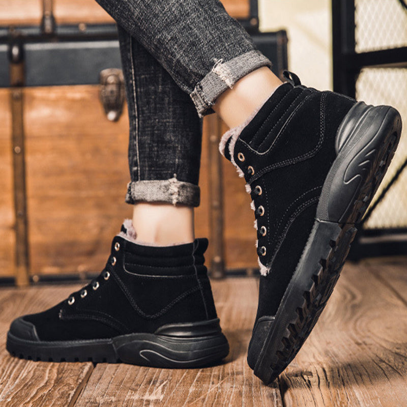 Ross – Bottines chaudes pour homme avec doublure en peluche
