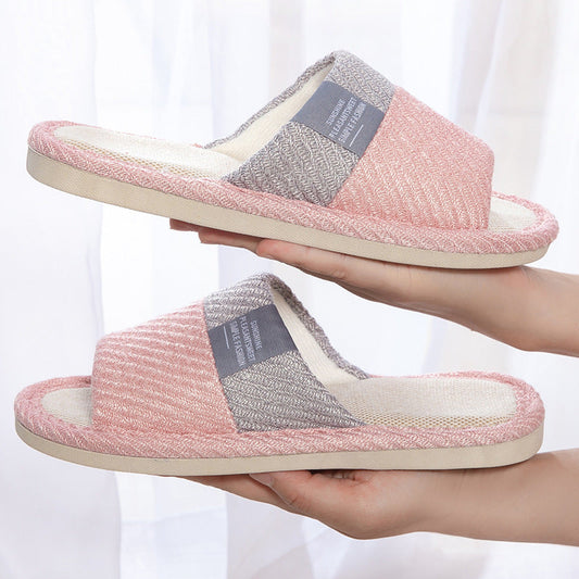 Victoria – Pantoufles en Lin pour Femmes