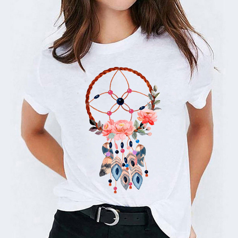 Mandy – T-shirt à Manches Courtes avec Motif Cartoon