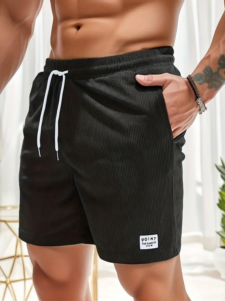 Caroline – Lässige Sommercordshorts mit Schnürung
