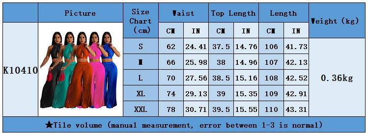 Natalie – Costume pantalon style soie à jambe large