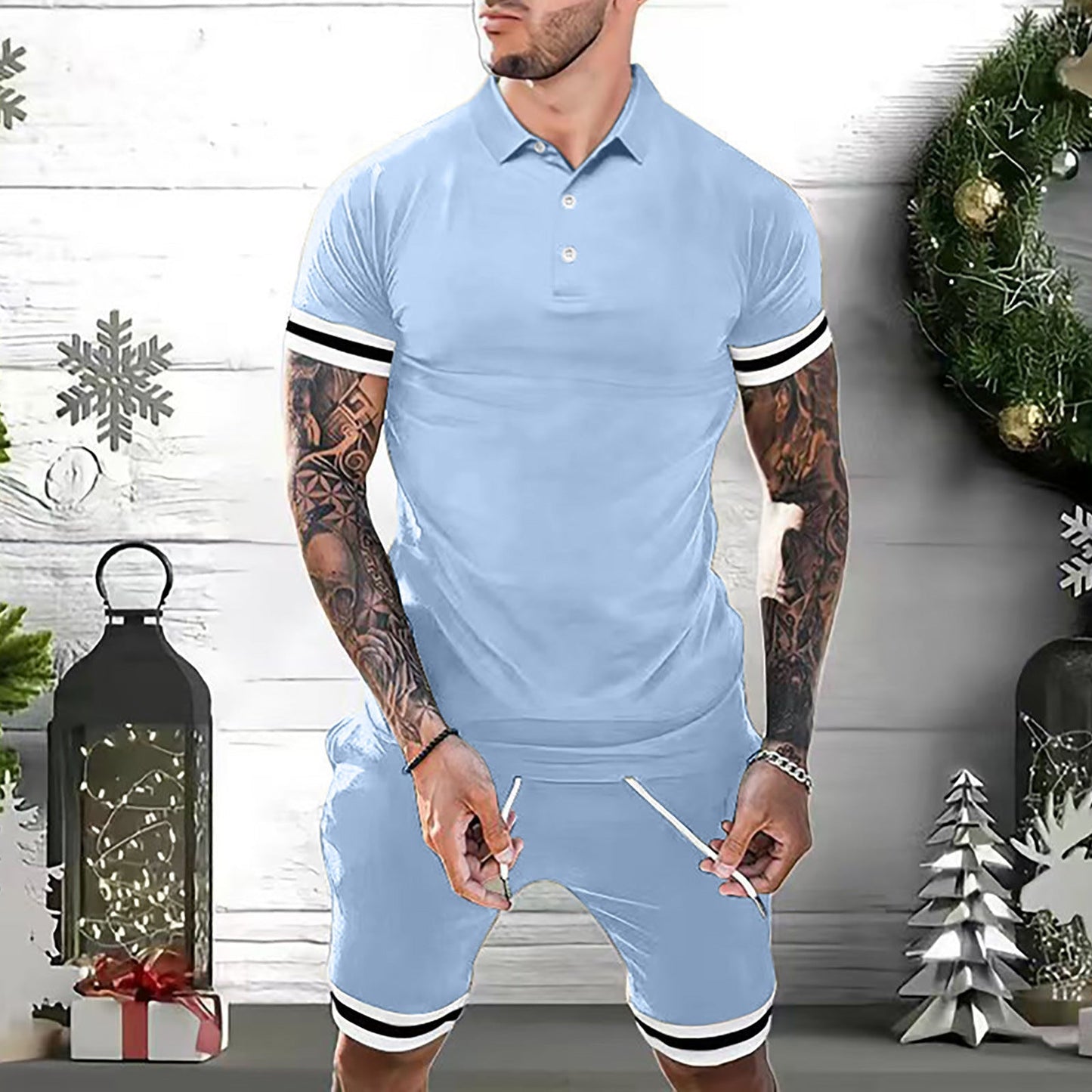 Dale – Ensemble de survêtement d'été pour homme en 2 pièces