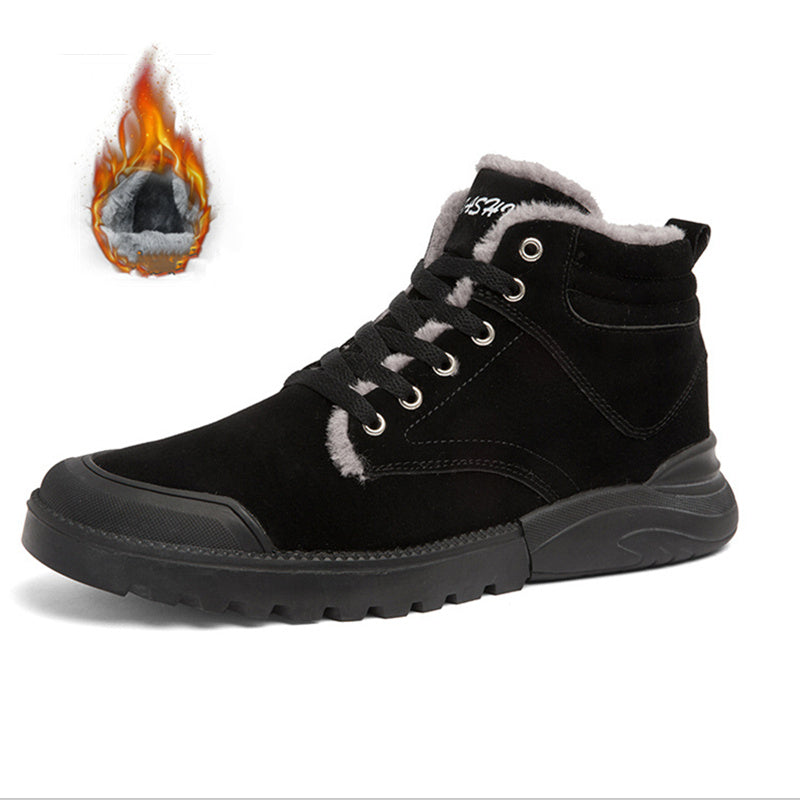 Ross – Bottines chaudes pour homme avec doublure en peluche