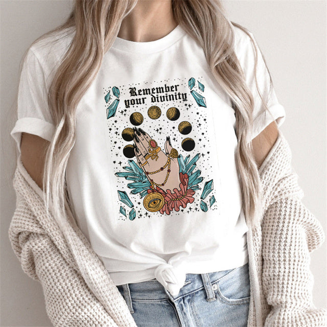 Deborah – T-shirt pour femmes avec imprimé tarot